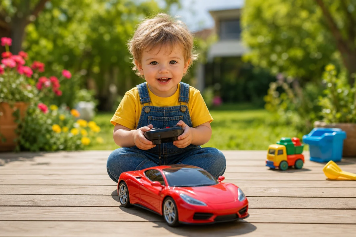 voiture télécommandée 2 ans
