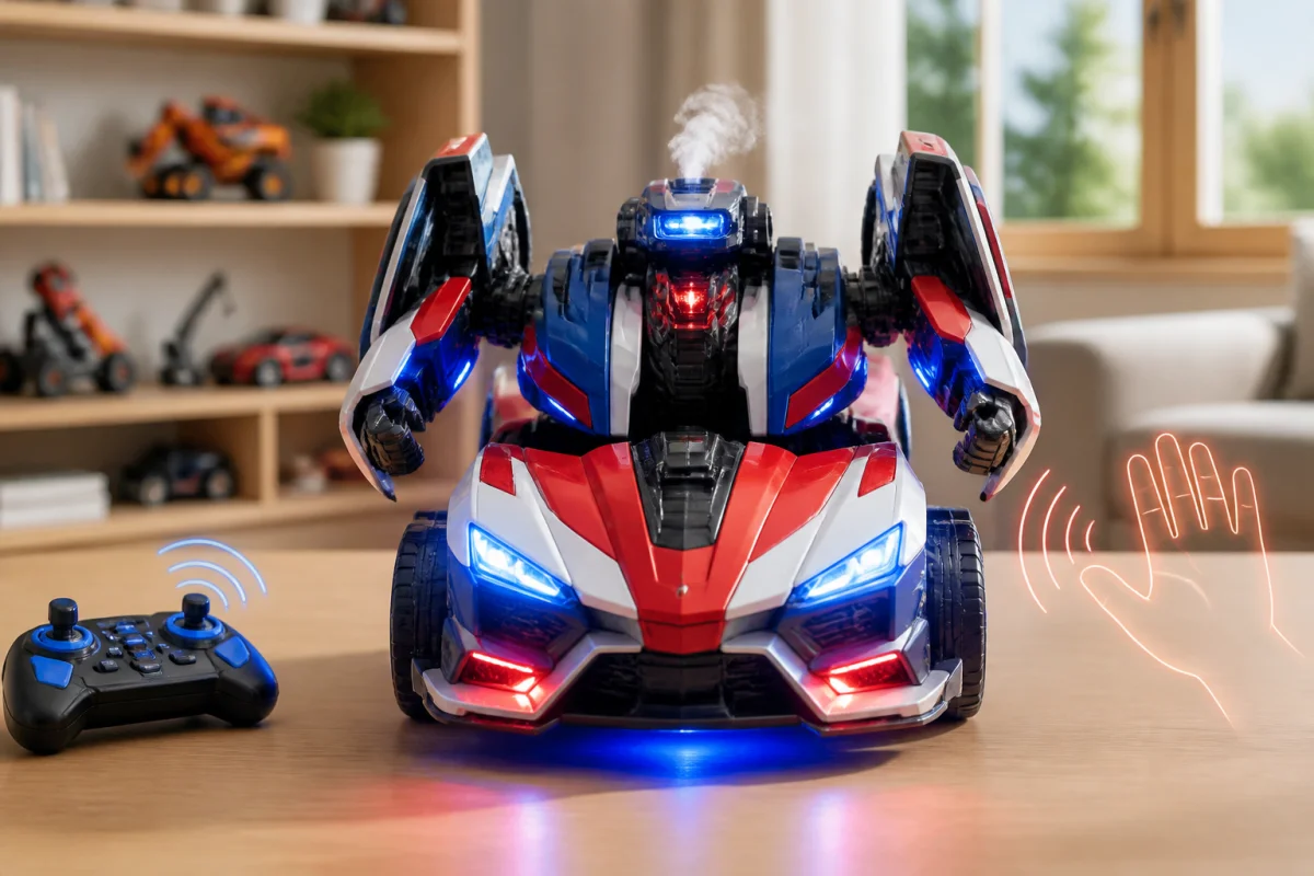 voiture télécommandée transformable