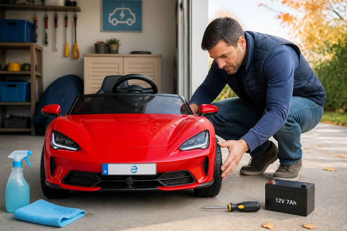 Entretien voiture enfant pour la faire durer plus longtemps
